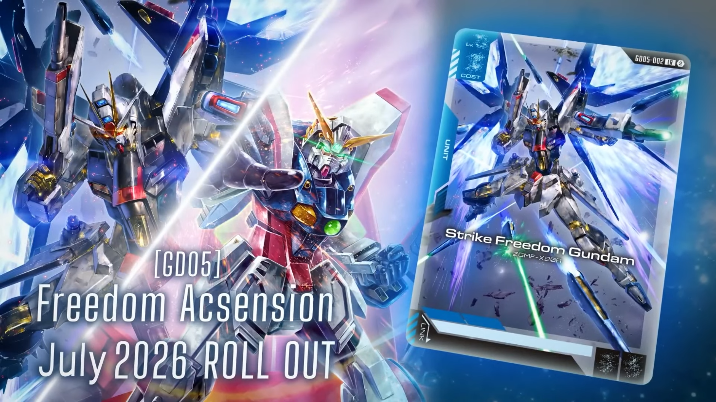 GUNDAM TCG: GD-05 FREEDOM ASCENSION BOOSTER BOX - ENGLISH | BD Cosmos