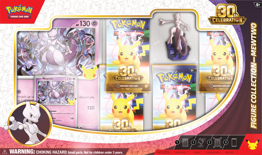POKEMON TCG: 30TH CELEBRATION MEWTWO FIGURE COLLECTION - NOV 6TH  [READ DESCRIPTION] | BD Cosmos