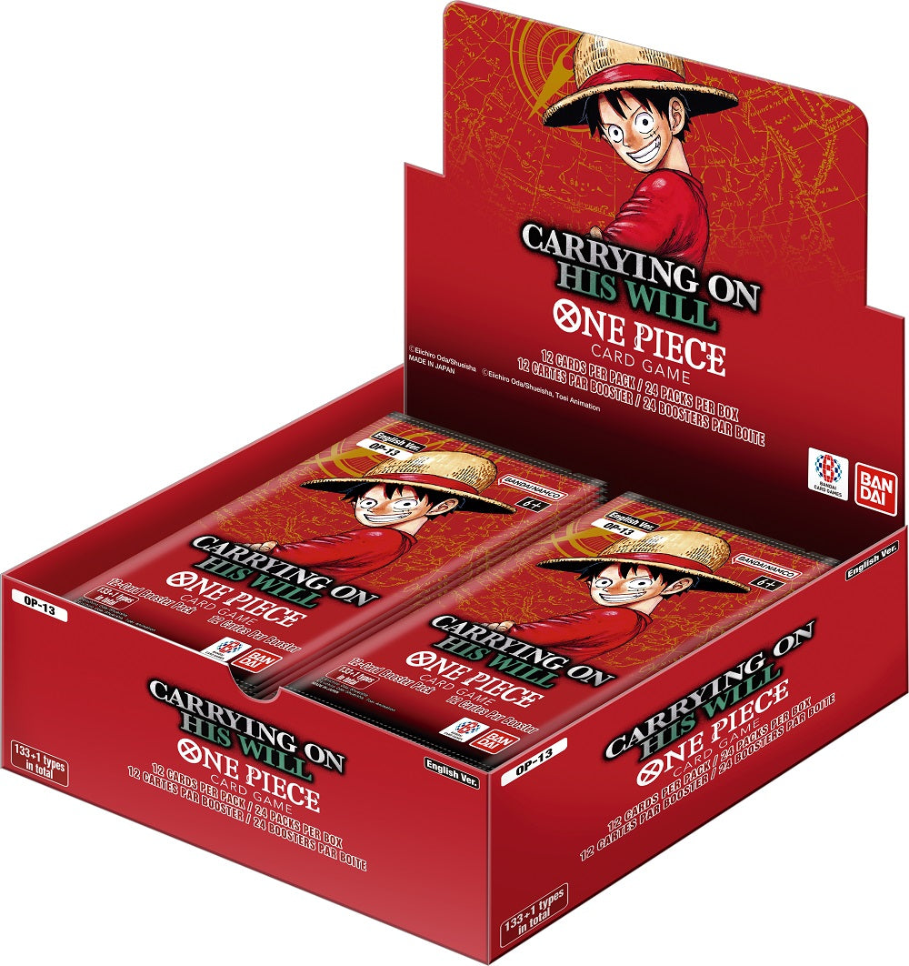 ONE PIECE CG: OP-13 CARRYING ON HIS WILL BOOSTER BOX | BD Cosmos