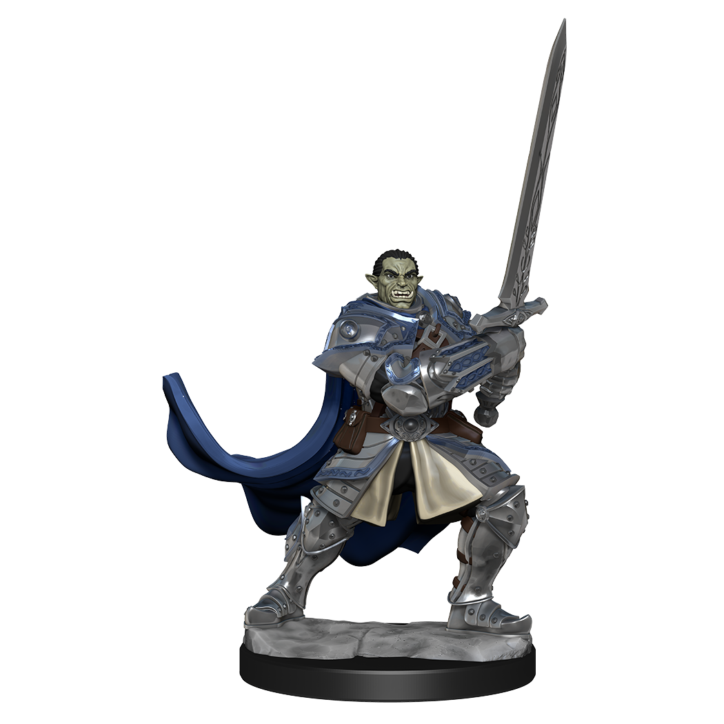 D&D MINIS: WV15 HALF-ORC PALADIN MALE | BD Cosmos