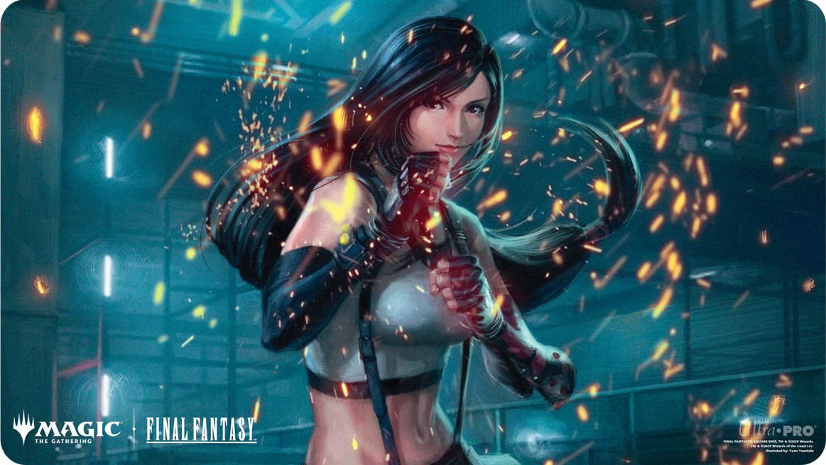 UP PLAYMAT - MTG FINAL FANTASY - TIFA, MARTIAL ARTIST BD Cosmos UP PLAYMAT - MTG FINAL FANTASY - TIFA, MARTIAL ARTIST BD Cosmos