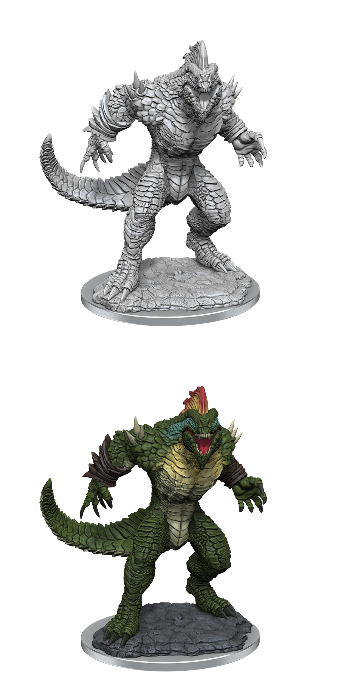 D&D UNPAINTED MINIS: WV21 LIZARDFOLK RENDER | BD Cosmos