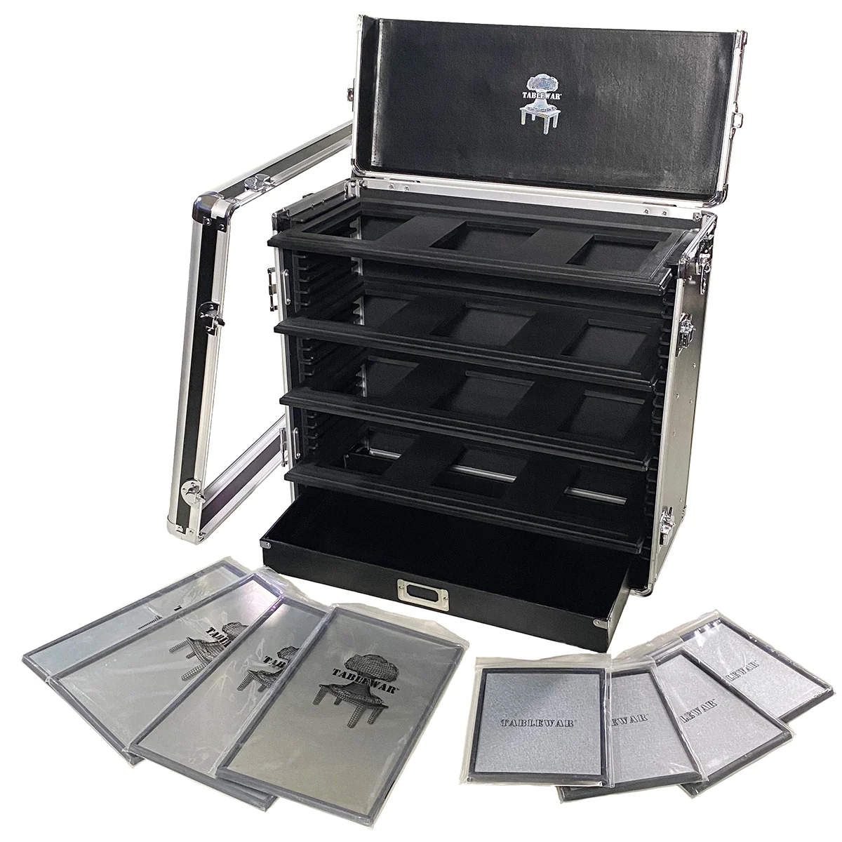 TOWER CASES: FULL-SIZE WITH BUNDLE TRAYS BLACK | BD Cosmos