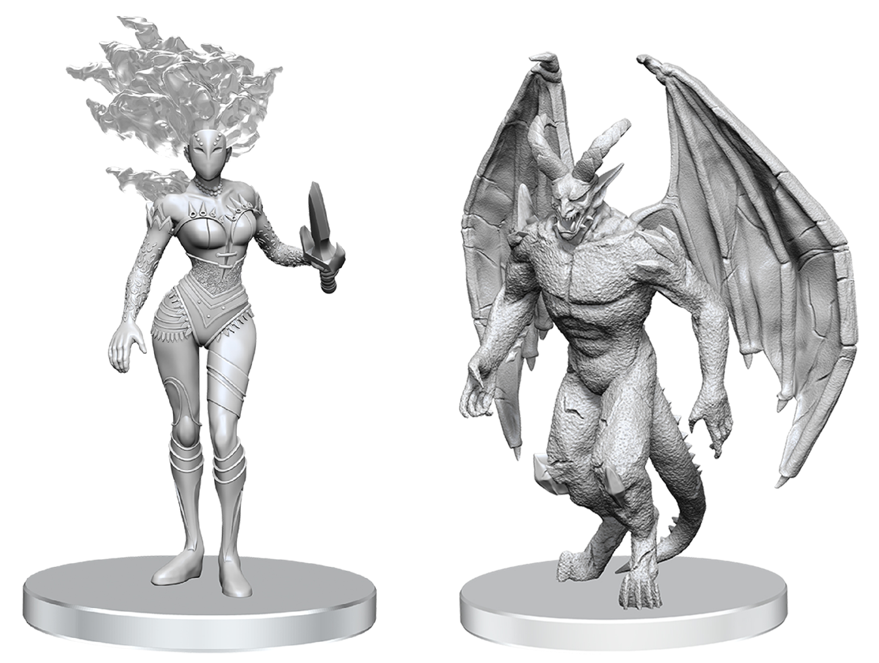 PF UNPAINTED MINIS: WV27 GARGOYLE & SHAE | BD Cosmos