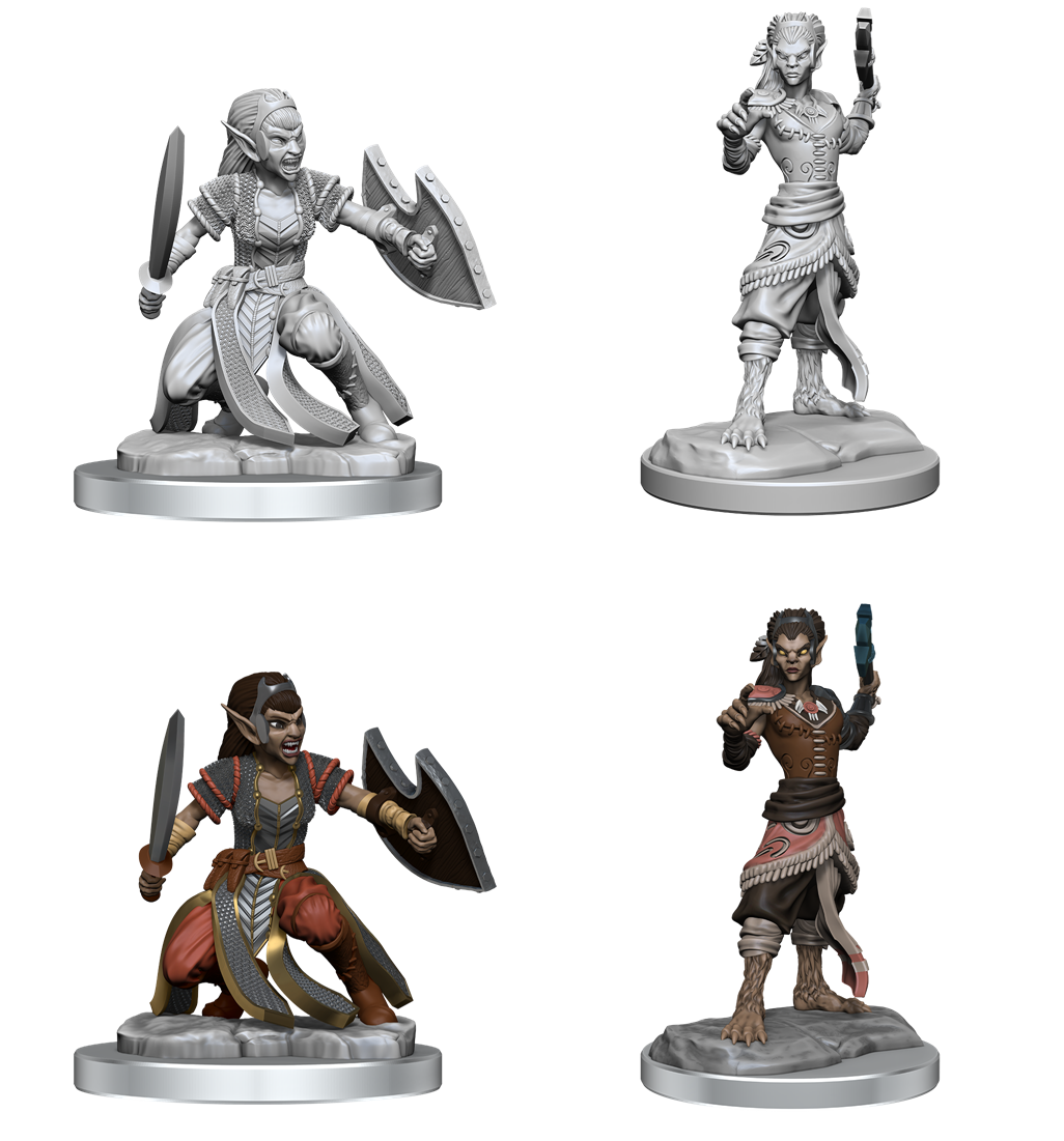 D&D UNPAINTED MINIS: WV20 SHIFTER FIGHTER | BD Cosmos