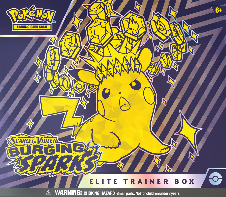 POKEMON TCG SV8: SURGING SPARKS ELITE TRAINER BOX | BD Cosmos