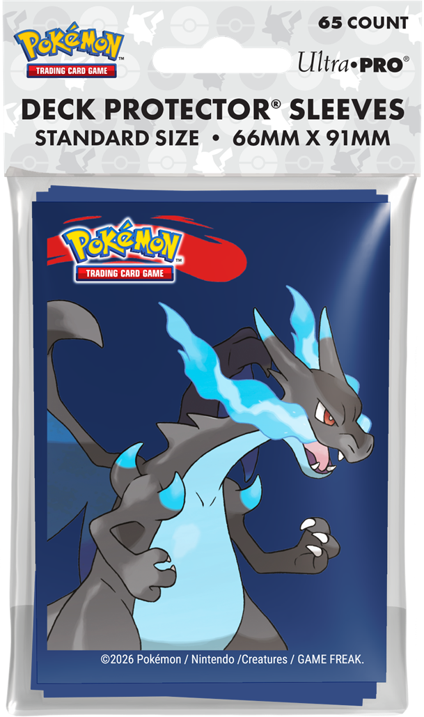 UP D-PRO POKEMON MEGA CHARIZARD X SLEEVES 65CT | BD Cosmos