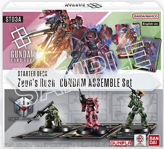 GUNDAM TCG: ST-03A ZEON'S RUSH GUNDAM ASSEMBLE | BD Cosmos