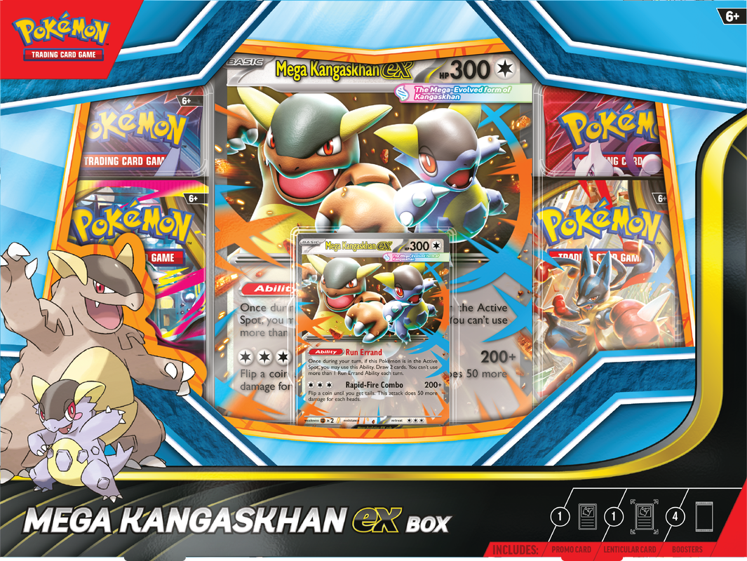 POKEMON TCG: MEGA KANGASKHAN EX BOX - WAVE 1 - DECEMBER 5TH, 2025 [LIMIT 6 PER ORDER] | BD Cosmos