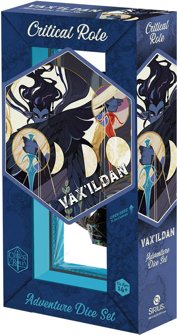 SIRIUS DICE - VOX MACHINA ADVENTURE DICE - VAX’ILDAN | BD Cosmos