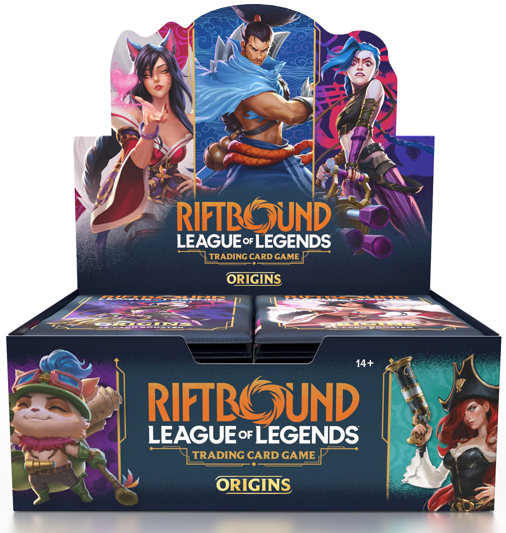 RIFTBOUND: LEAGUE OF LEGENDS TCG - ORIGINS BOOSTER BOX [ | BD Cosmos