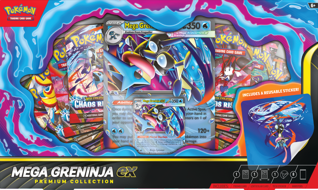 POKEMON TCG: MEGA GRENINJA-EX PREMIUM COLLECTION - JULY 3RD [READ DESCRIPTION] | BD Cosmos
