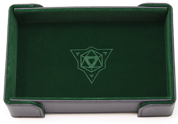 DIE HARD FOLD UP MAGNETIC VELVET DICE TRAY - GREEN | BD Cosmos