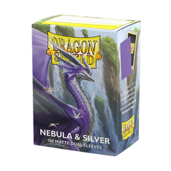 DRAGON SHIELD - DUAL MATTE - NEBULA & SILVER | BD Cosmos