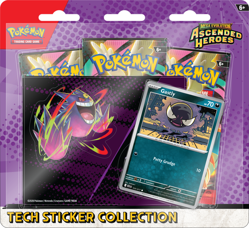 POKEMON TCG ME02.5: ASCENDED HEROES TECH STICKER COLLECTION WAVE 1 - JAN 30TH, 2026 | BD Cosmos