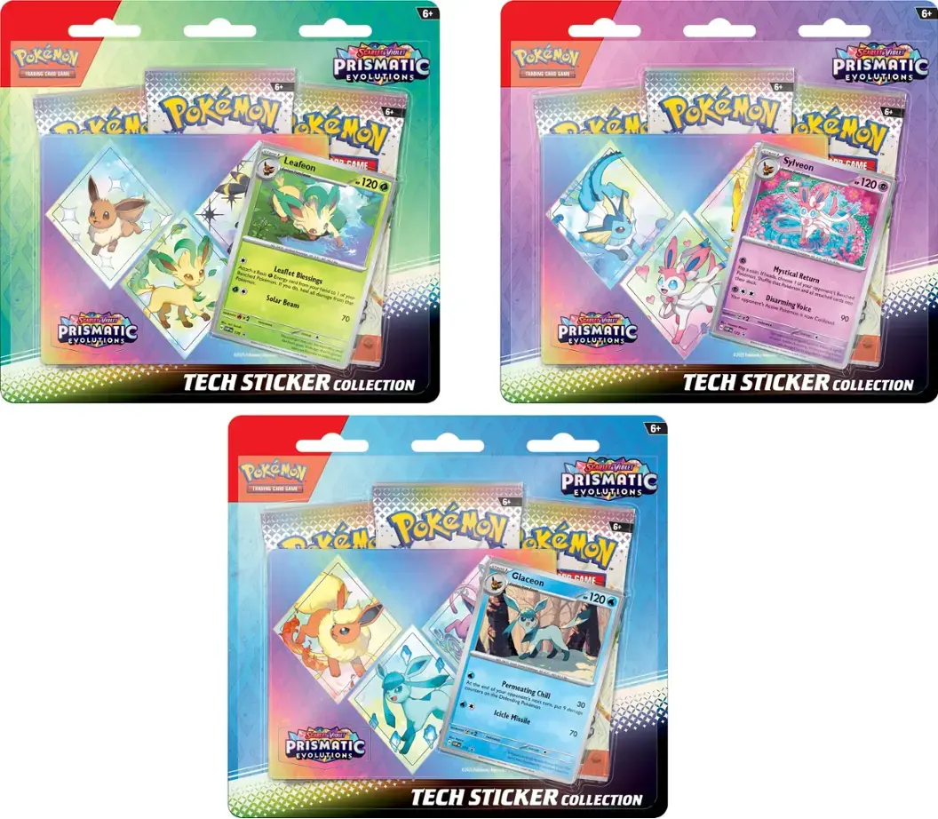 POKEMON TCG SV8.5: PRISMATIC EVOLUTION TECH STICKER COLLECTION | BD Cosmos