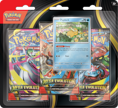 POKEMON TCG ME01: MEGA EVOLUTION EVOLUTION 3-PACK BLISTER | BD Cosmos
