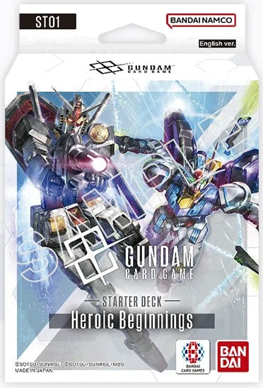 GUNDAM TCG: ST-01 HEROIC BEGINNINGS STARTER DECK | BD Cosmos