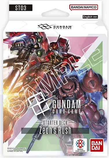 GUNDAM TCG: ST-03 ZEON'S RUSH STARTER DECK | BD Cosmos