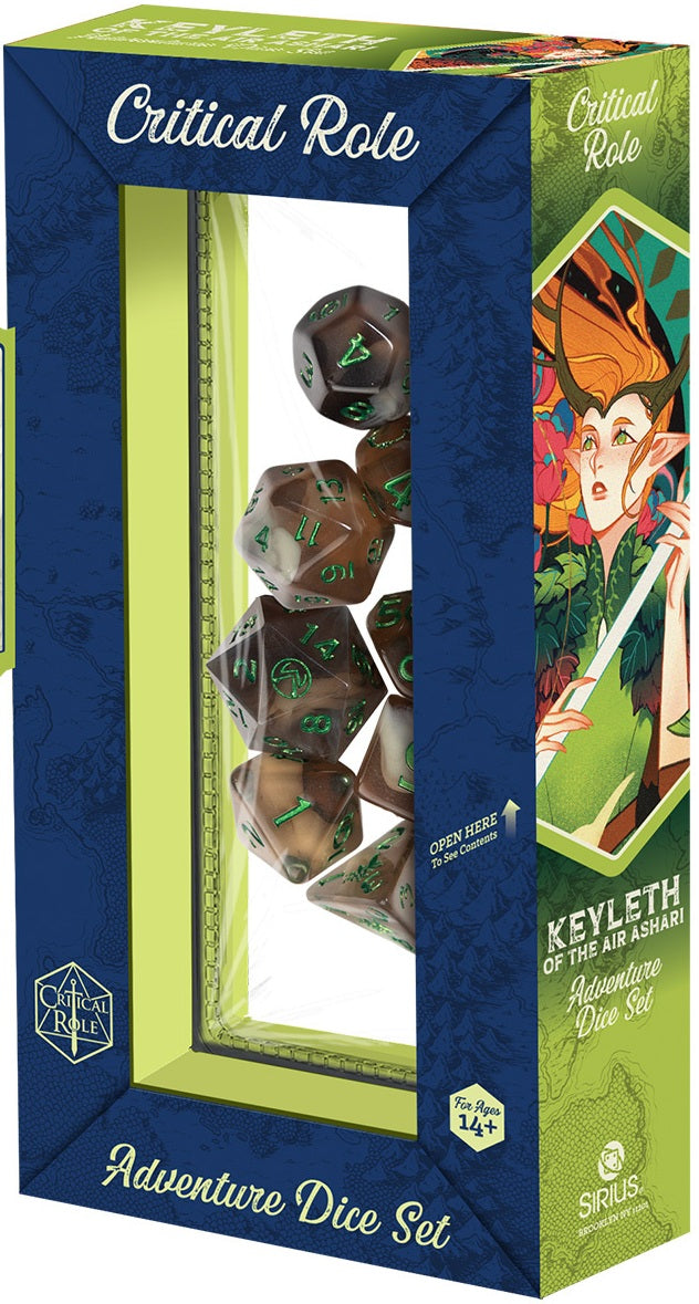 SIRIUS DICE - VOX MACHINA ADVENTURE DICE - KEYLETH | BD Cosmos