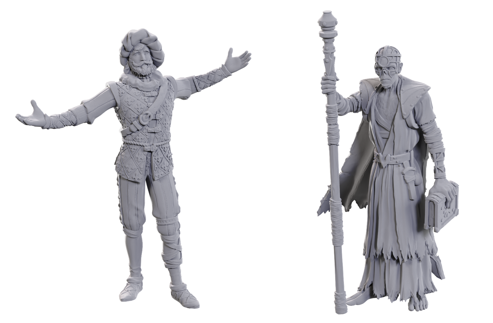 DND UNPAINTED MINIS BG3 - VOLO & WITHERS | BD Cosmos