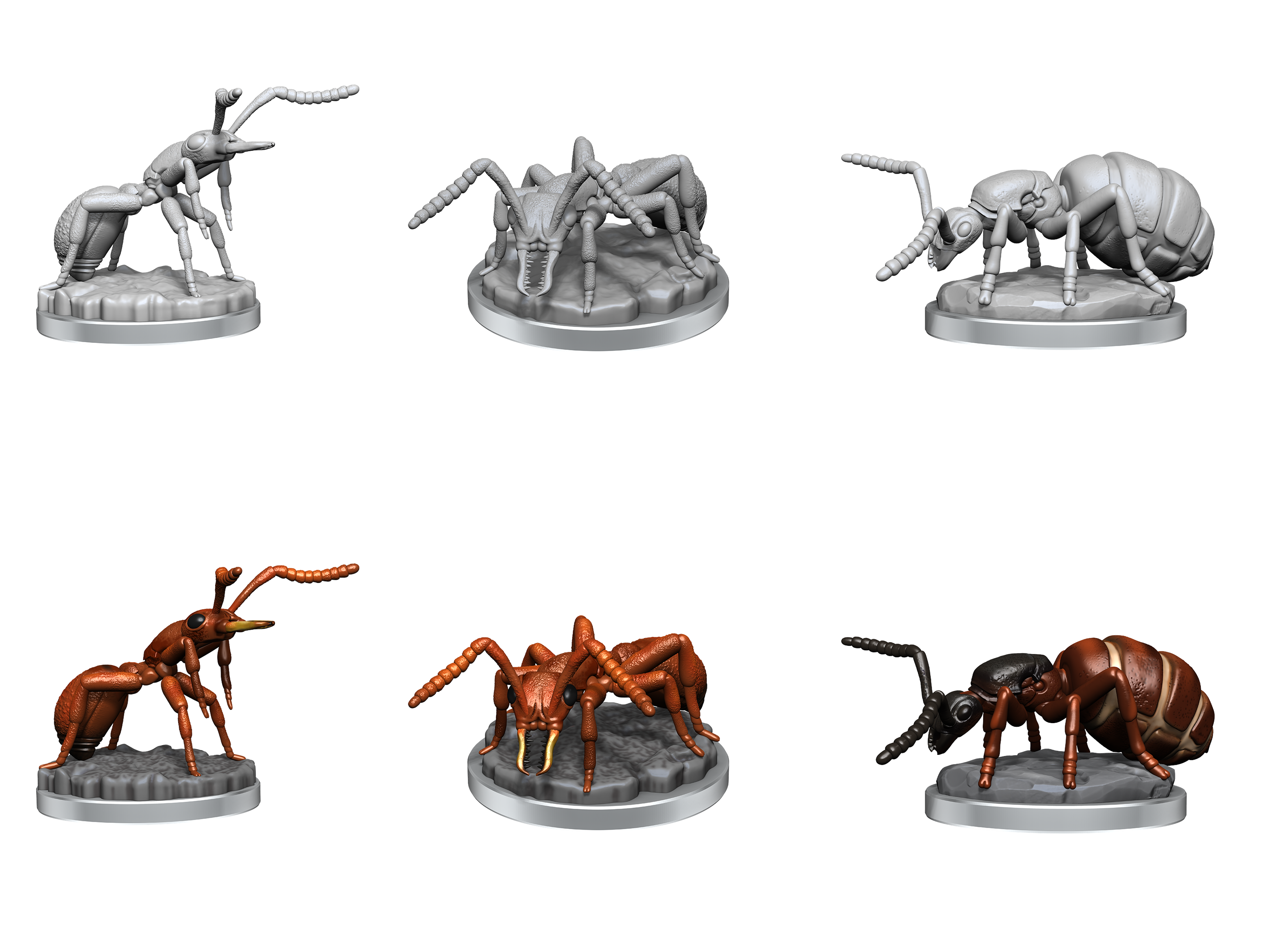 WIZKIDS UNPAINTED MINIS: WV21 GIANT ANTS | BD Cosmos