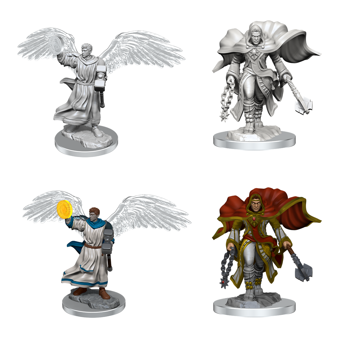 D&D UNPAINTED MINIS: WV20 AASIMAR CLERIC MALE | BD Cosmos