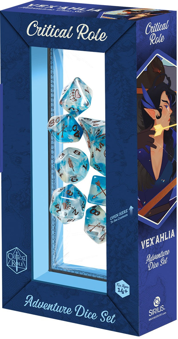 SIRIUS DICE - VOX MACHINA ADVENTURE DICE - VEX’AHLIA | BD Cosmos