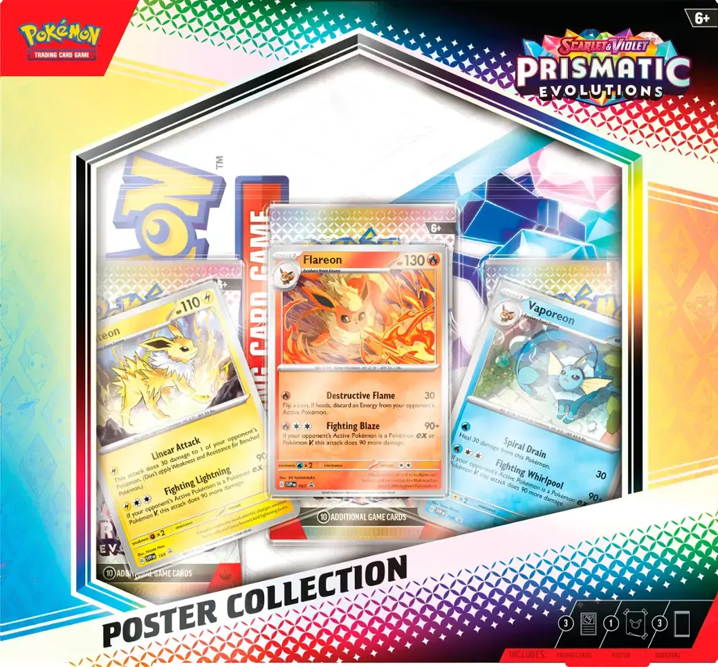 POKEMON TCG SV8.5: PRISMATIC EVOLUTION POSTER COLLECTION | BD Cosmos