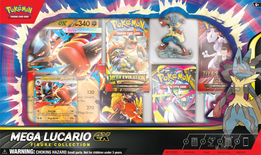POKEMON TCG: MEGA LUCARIO EX FIGURE COLLECTION | BD Cosmos