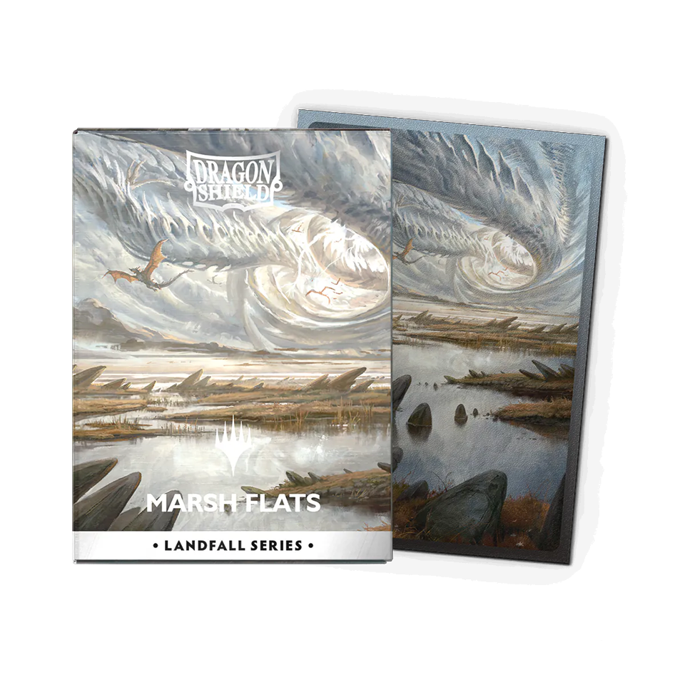 DRAGON SHIELD - LANDFALL SERIES - ART SLEEVES: MARSH FLATS | BD Cosmos