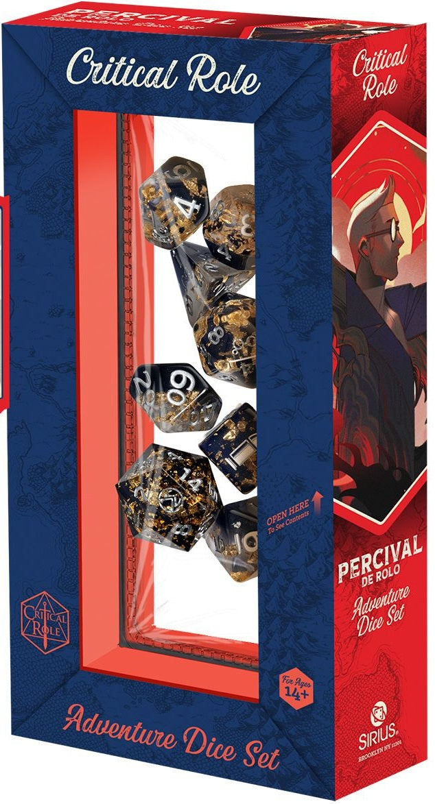 SIRIUS DICE - VOX MACHINA ADVENTURE DICE - PERCIVAL DE ROLO | BD Cosmos