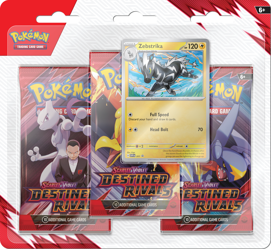 POKEMON TCG SV10: DESTINED RIVALS 3 PACK BLISTER | BD Cosmos
