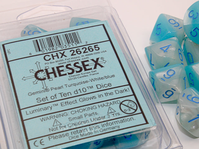 GEMINI 10D10 PEARL TURQUOISE-WHITE/BLUE LUMINARY | BD Cosmos
