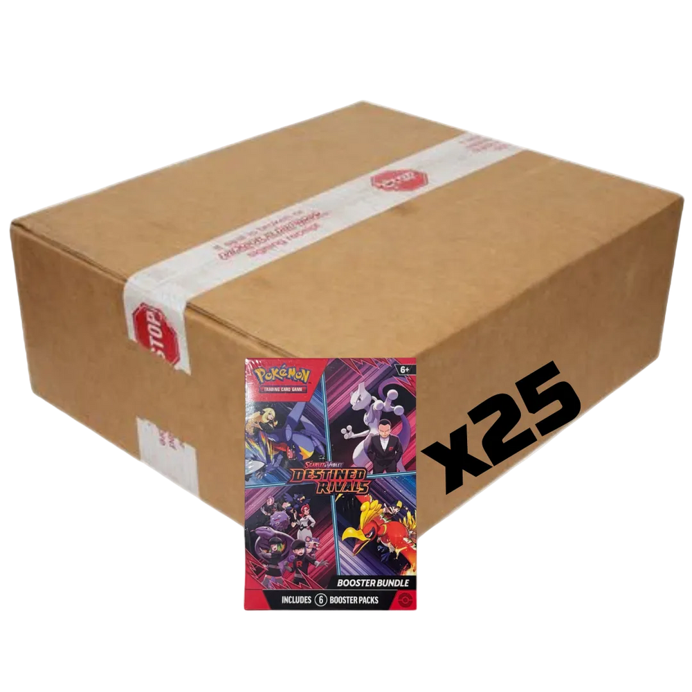 POKEMON TCG SV10: DESTINED RIVALS BOOSTER BUNDLE CASE OF 25 BD Cosmos POKEMON TCG SV10: DESTINED RIVALS BOOSTER BUNDLE CASE OF 25 BD Cosmos