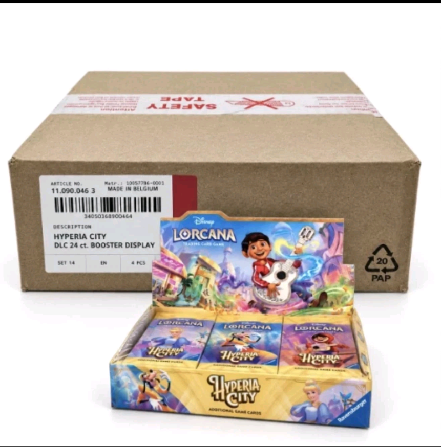DISNEY LORCANA - HYPERIA CITY - SEALED CASE (EN) - LIMIT 1 [READ DESCRIPTION] | BD Cosmos