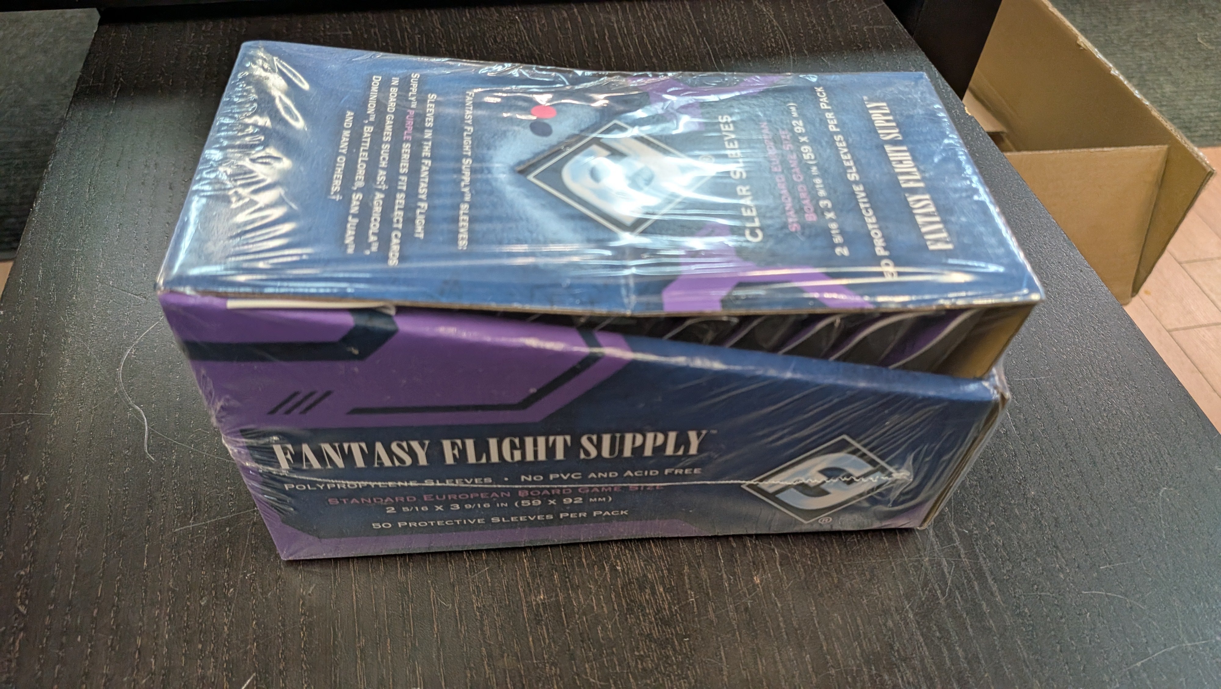 FFG SLEEVES STANDARD EUROPEAN 59MM x92MM BOX OF 10 | BD Cosmos