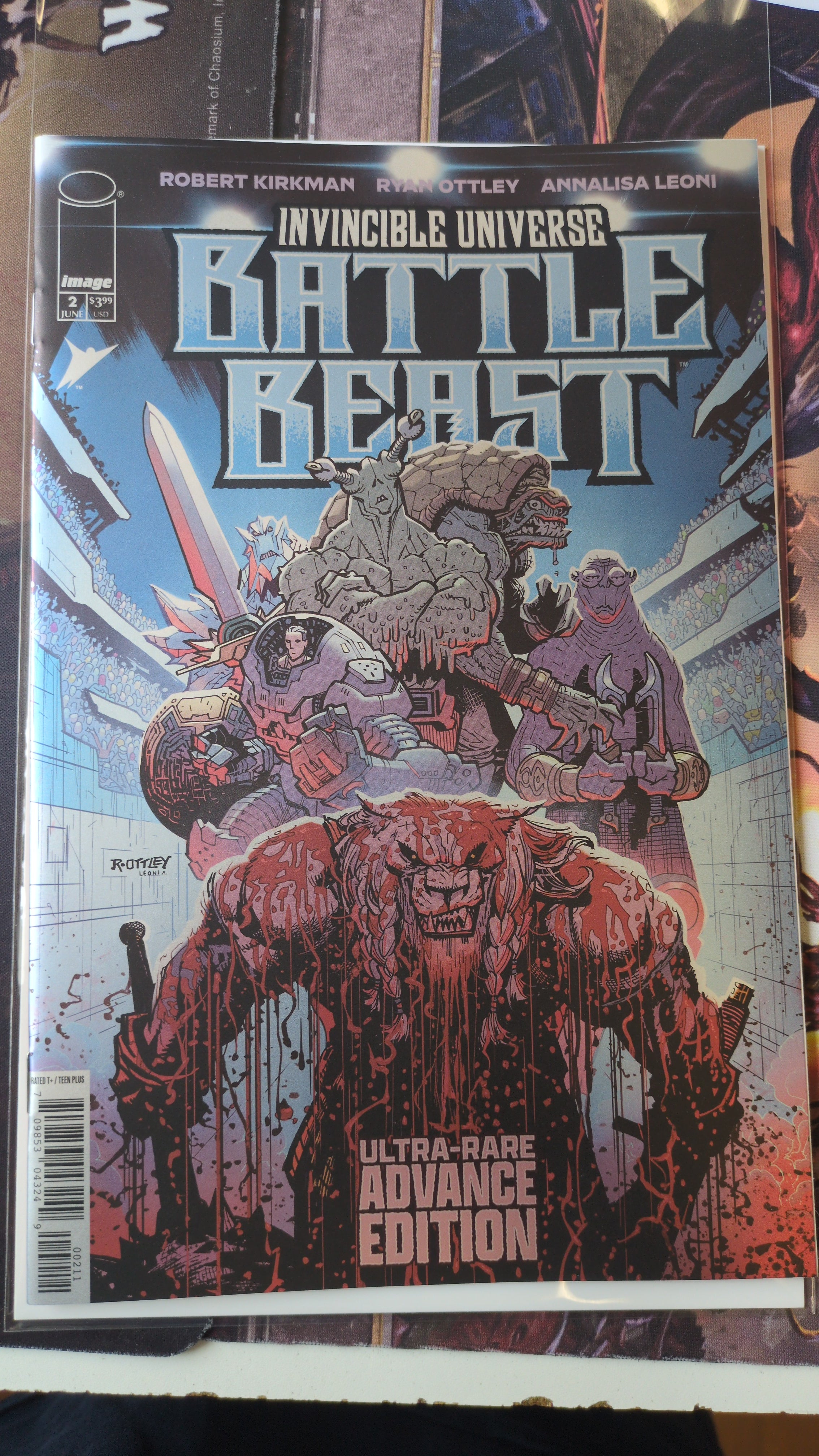 Invincible Universe Battle Beast #2 IMAGE Ultra-Rare Advanced Edition 05/14/2025 | BD Cosmos