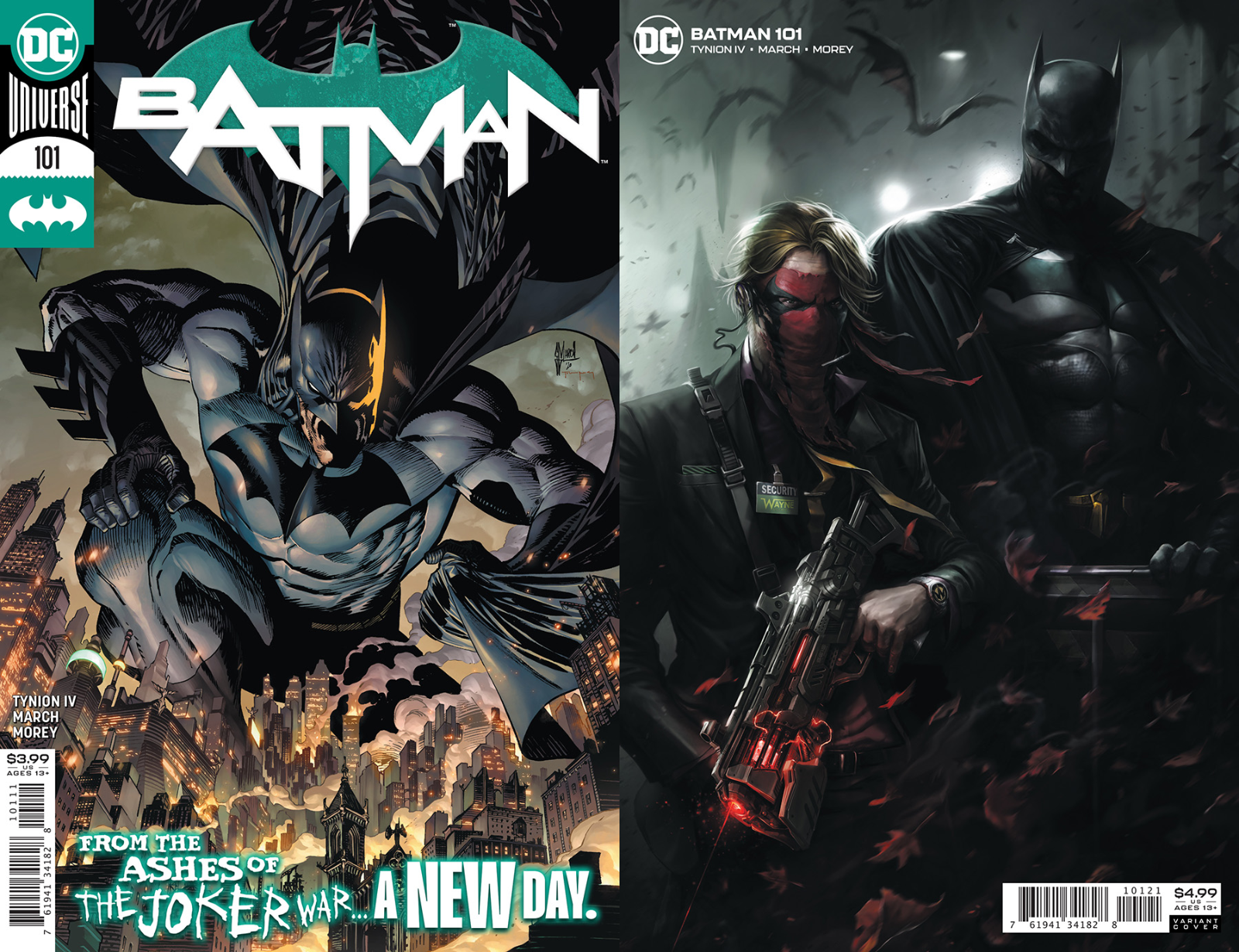 Batman #101 (2020) DC Main + B Cover Set Grifter Ghost-Maker Joker War | BD Cosmos