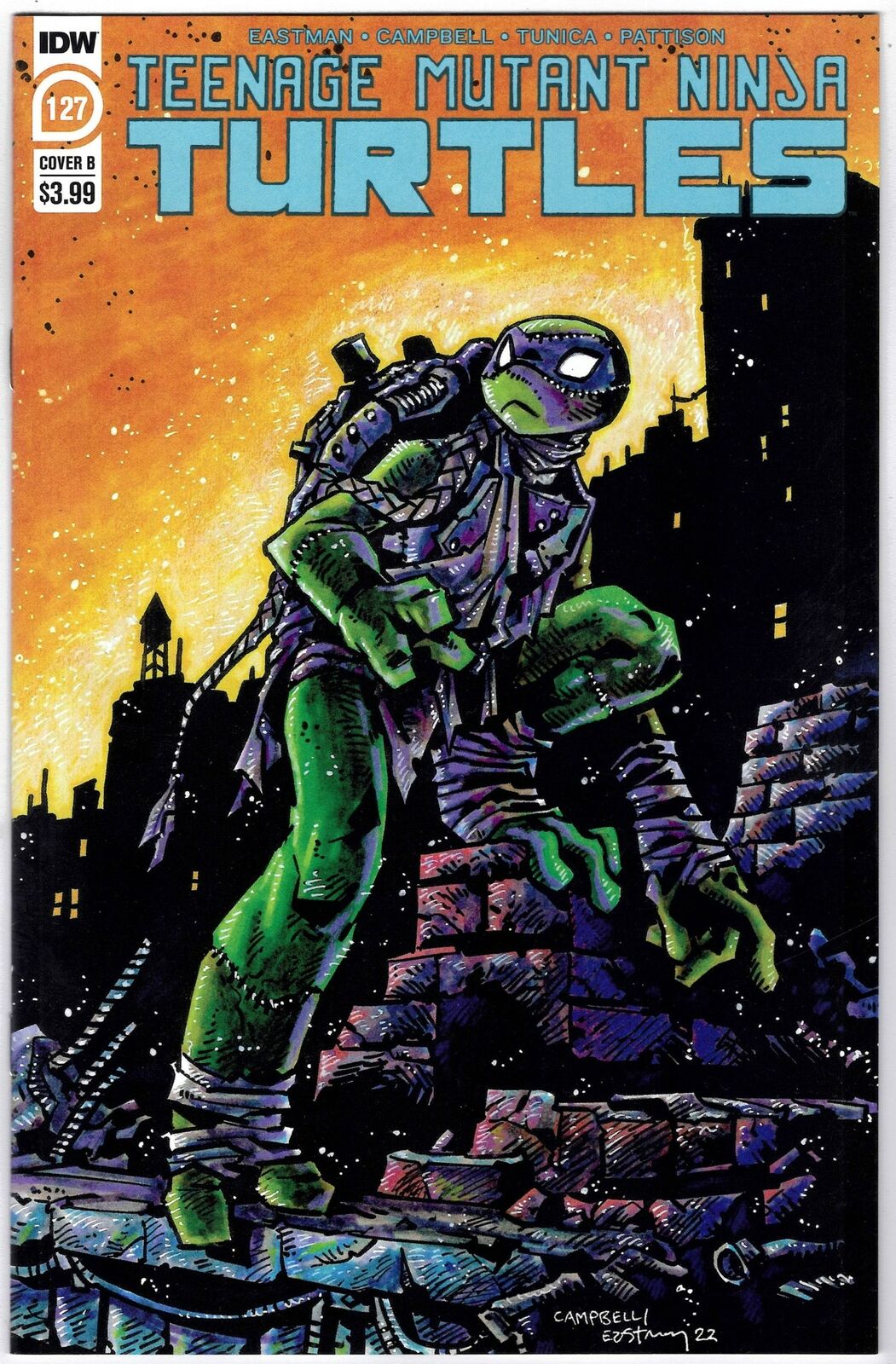 Teenage Mutant Ninja Turtles Ongoing #127 Cover B Eastman | BD Cosmos