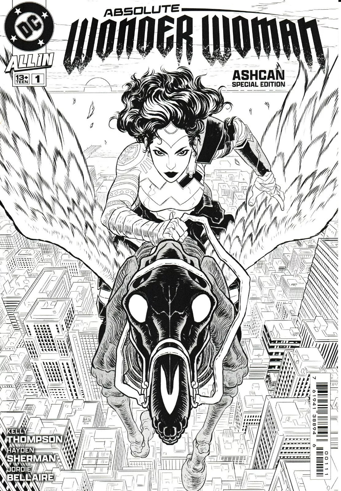 Absolute Superman/Absolute Wonder-Woman #1 DC Ashcan NYCC Special Edition 10/23/2024 | BD Cosmos