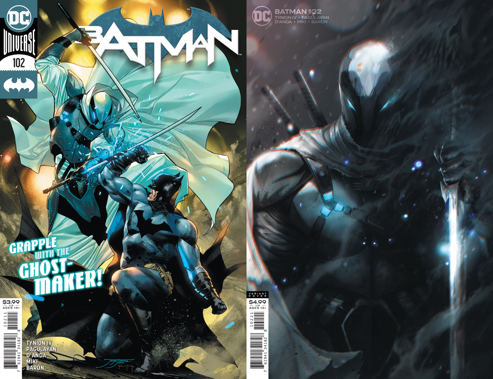 Batman #102 (2020) DC Comics A + B Ghost-Maker Matina | BD Cosmos