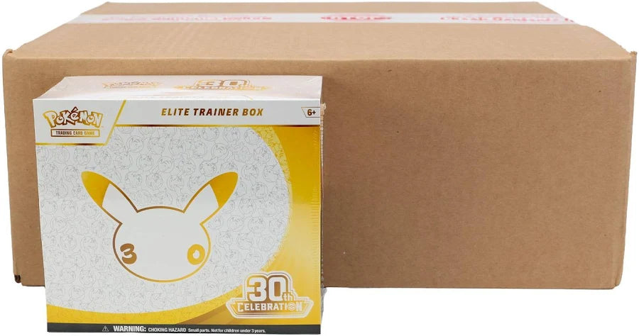 POKEMON TCG: 30TH CELEBRATION ELITE TRAINER BOX SEALED CASE OF 10 | BD Cosmos