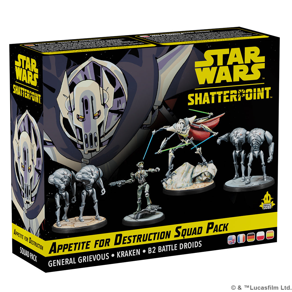 STAR WARS SHATTERPOINT : PACK APPETITE FOR DESTRUCTION SQUAD | BD Cosmos