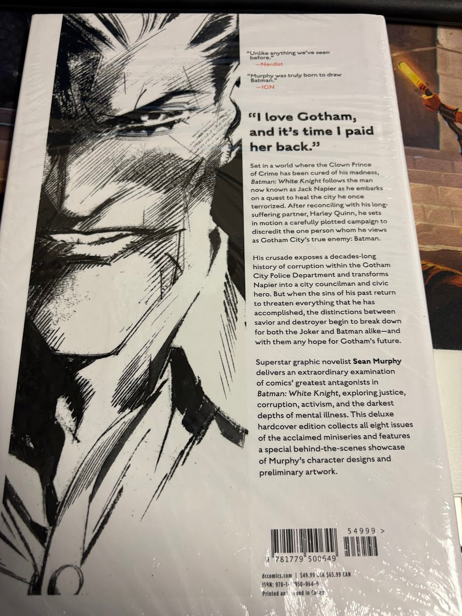 Batman White Knight Deluxe Edition HC - DAMAGED | BD Cosmos