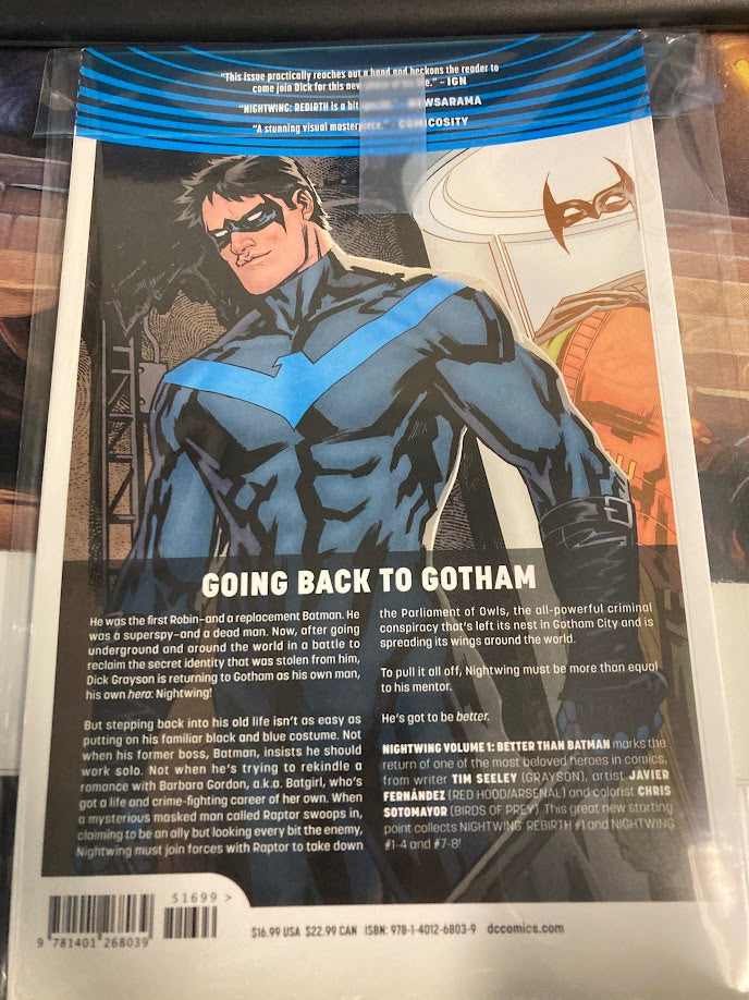 Nightwing TPB Volume 01 Better Than Batman (Rebirth) - Used | BD Cosmos