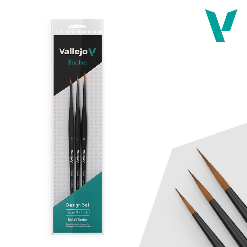 VALLEJO: DETAIL - DESIGN BRUSH SET | BD Cosmos