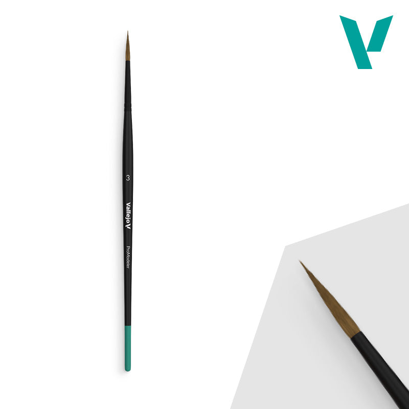 VALLEJO: PRO MODELER - NATURAL BRUSH | BD Cosmos