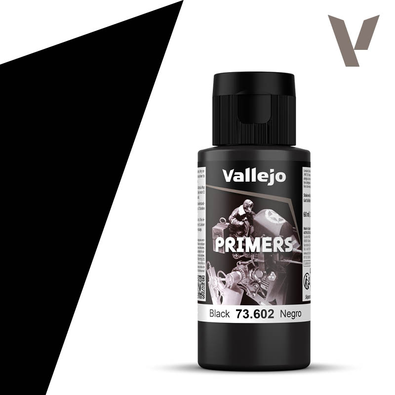 VALLEJO PRIMERS: BLACK (60ML) | BD Cosmos