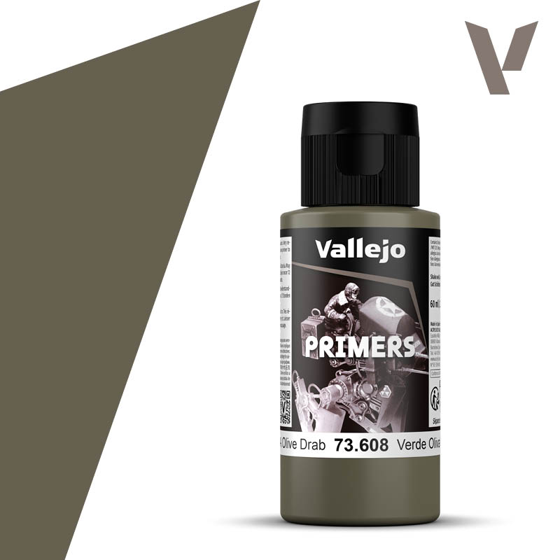 VALLEJO PRIMERS: US OLIVE DRAB (60ML) | BD Cosmos